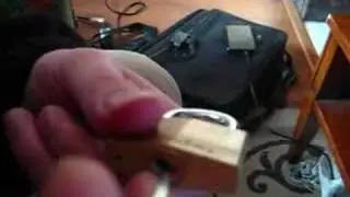 How to pick a pick resistant Master lock no. 140