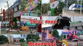 Berhampur Govt ITI , skill park berhampur park Odisha's 1St skill park Eco sculptures using E-waste