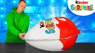 Giant Kinder Surprise | How to Make The World&rsquo;s Largest DIY Kinder Surprise by VANZAI