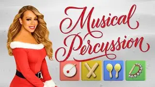 Xmas Percussion 🥁 ALL I WANT FOR CHRISTMAS Play Along Musicogram