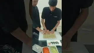 Sushi Training Time with Chef Basanta (huso maki /roll )