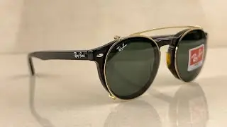 Arma&ccedil;&atilde;o RayBan com clipon do modelo RB2447