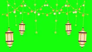 Eid Mubarak Elements | 4K Green Screen Islamic Festival Motion Graphics (No Copyright)