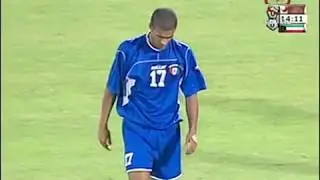 مباراة كرة القدم منتخبي الكويت2 قطر2/تصفيات التأهل لكأس أسيا 2004 الصين/السبت 20 سبتمبر 2003 الدوحة