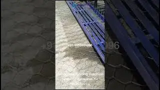 Hexagonal fencing machine #machine #fencingmachine #chainlinkfence #shorts