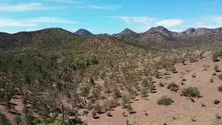 Drone shots of Flinders Ranges South Australia