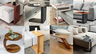 Top 50+ Sofa Side Table Design 2024 | Modern Bedside table design ideas | C Shape Sofa Side table