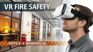 VR Fire Safety Training in Unity &ndash; Office + Warehouse | C# Project Showcase