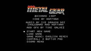 Metal Gear | SEGA Genesis Full Soundtrack OST (Real Hardware)