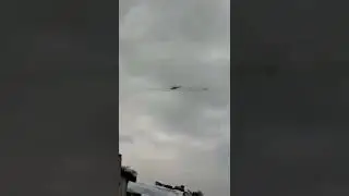 Nigerian Air Force helicopter launching rockets at enemy fighters. #shorts #military #war