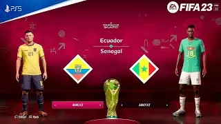 FIFA 23 - Ecuador vs Senegal | FIFA World Cup Qatar 2022 Group Stage Match | PS5&trade; [4K60]