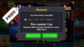 FREE FIRE ROOSTER CUE AND CUE PIECES IN 8 BALL POOL || Its Aamir 8BP !!