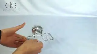 Strong Suction cup Stainless Steel Soap Holder