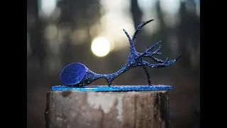 Creating an Abstract Tree Sculpture from Scrap Metal