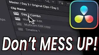 STOP Ruining Your Timelines in DaVinci Resolve 19 &ndash; Do This Instead! | Quick Tip Tuesday!
