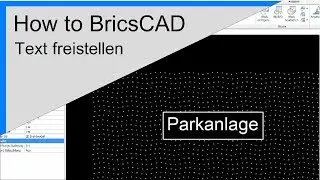 BricsCAD Quick Tipp: Text freistellen per Textmaske