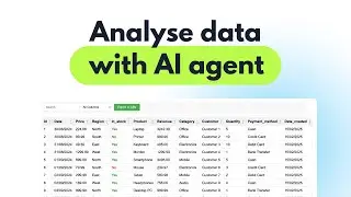 This AI Agent can analyse ANY data for you