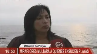 #CuidaTuPlaya: multar&aacute;n a quienes ensucien playas en Miraflores