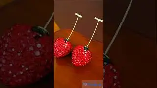 Sweet Strawberry Earrings Delight