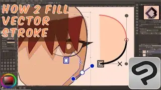 How to fill a vector stroke in Clip Studio Paint - my bubble drawing method [SlabsMt]