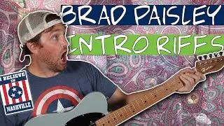 4 Beginner Brad Paisley Guitar Riffs | Brad Paisley Guitar Lesson