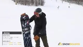 Обзор Дженны &mdash; Gnu Gloss Snowboard 2022 &mdash; Snowboards.com 7 40