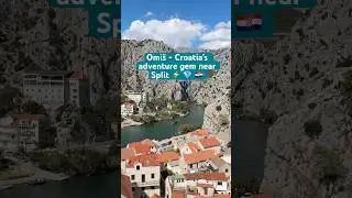 Omi&scaron;, Croatia - must visit near Split 🇭🇷 #croatiatravel #croatia #europetravel #travel #shorts