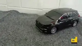 R/C luxury car hitam