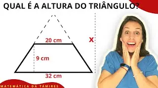 QUAL É A ALTURA DO TRIÂNGULO?