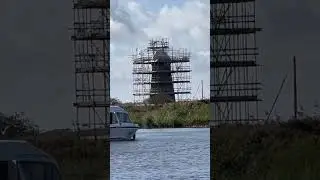 Restoration of St Benets Level Drainage Mill built 1775 on Horning Marshes,  River Thurne #shorts