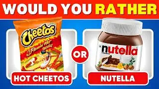 Would You Rather: Snacks vs Sweets 🍫🍿 | Fun Food Quiz Challenge!