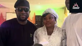 KUNLE AFOD , TAYO ADELEYE ,  SEYI EDUN HONOUR KUNLE ADEGBITE MUM AT HER 80TH BIRTHDAY CELEBRATION 