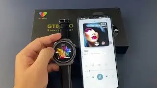 GT8 PRO Round Men Smart Watch Unbox