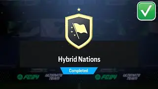 EAFC 24 HYBRID NATIONS SBC COMPLETED (HYBRID NATIONS SBC CHEAPEST SOLUTION)
