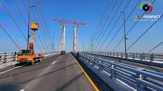 A Drive Over View Of The New Demerara River Bridge