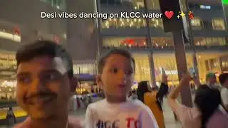 Bollywood beats on KLCC water show❤️ #klcc #symphony #malaysia #desivibes #viral #twintower #show