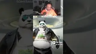DA-PAN IS DA-PAN-DA | #somebaudy on #Twitch #panda #gaming #streamer #animegame #fyp
