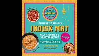 Autentisk Indisk mat ||Tilbud Alle kylling og vegetar retter med ris kr 199 || www.cinnamonoslo.no