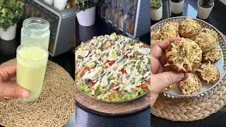 🔴 3وصفات وحدة تنسيك في الاخرى  خطيرة😋سلطلتي المفضلة مشبععة❓❓عصير بالكورجيت طوب مع كيش  يا سلام 😋👌