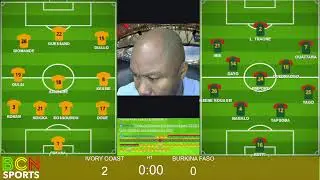 IVORY COAST  VS BURKINA FASO WATCH ALONG| AFCON AND LIAM ROSENIOR HIRED BY CHELSEA!!