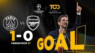 Fabi&aacute;n Ruiz Screamer! PSG Strike First vs Arsenal | Champions League Semi-Final