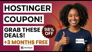 Hostinger Coupon Code - BEST Hostinger Deal Right Now | 98% OFF + Extra Months Bonus