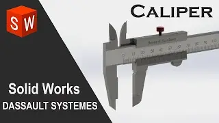 Design Caliper in SolidWorks 2023
