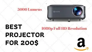 Cheap and Good Quality Projector on Amazon under 200 Bucks Review | GuDee 5000 Lux Native 1080P Full