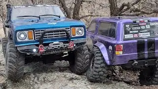 Element Enduro Ramcharger testing Rc4wd Ground Hawg ll tires at Palmer Park!!