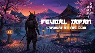 Sleep, Study & Relax Sounds | Peaceful Historical Ambience 🌸 Samurai Dojo (4K)