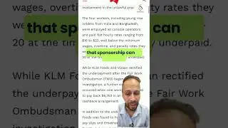 $179,000 Fine for Underpaying Migrant Workers | Visa Consequences for Employers Explained