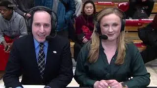 First Half - Amanda Keane Color Analyst MBB Harvard vs Princeton