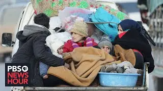 Assad's Idlib offensive drives nearly 1 million from their homes -- and into the cold