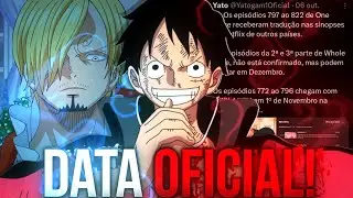NETFLIX CONFIRMOU A DATA OFICIAL DOS NOVOS EPIS&Oacute;DIOS DE ONE PIECE DUBLADO?